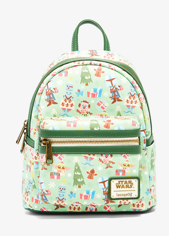 Disney Mini Backpack Star Wars The Mandalorian Chibi Holidays AOP Loun Fragmented Nostalgia