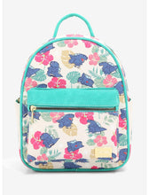 Load image into Gallery viewer, Godzilla Mini Backpack Chibi Godzilla Floral Bioworld