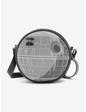 Load image into Gallery viewer, Star Wars Crossbody Death Star Pin Collector Loungefly
