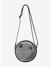 Load image into Gallery viewer, Star Wars Crossbody Death Star Pin Collector Loungefly
