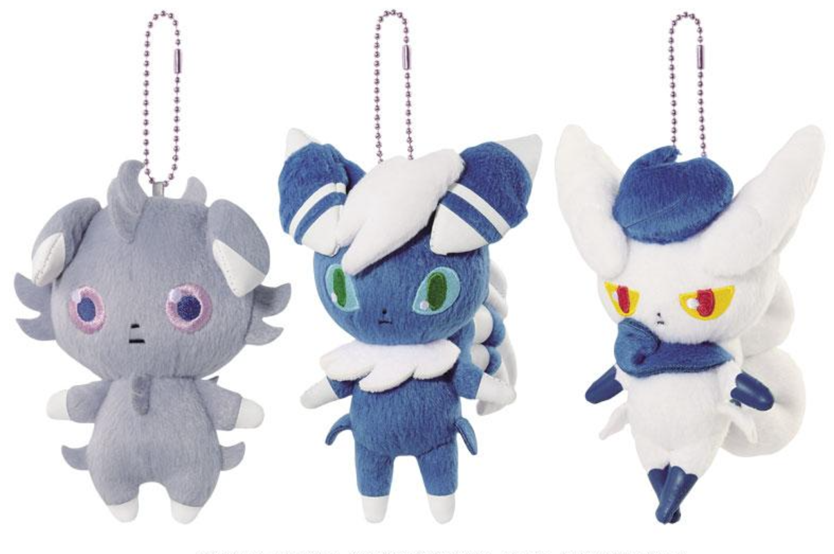 Pok??mon Center Meowstic (Male) Sitting Cuties Plush - 5.5 Inch Weighted Collectible Plush Toy