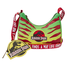 Load image into Gallery viewer, Jurassic Park Crossbody 30th Anniversary Life Finds a Way Loungefly