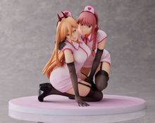 Load image into Gallery viewer, Chainsaw Man Figure Power and Makima Nurse 1/7 Scale FuRyu