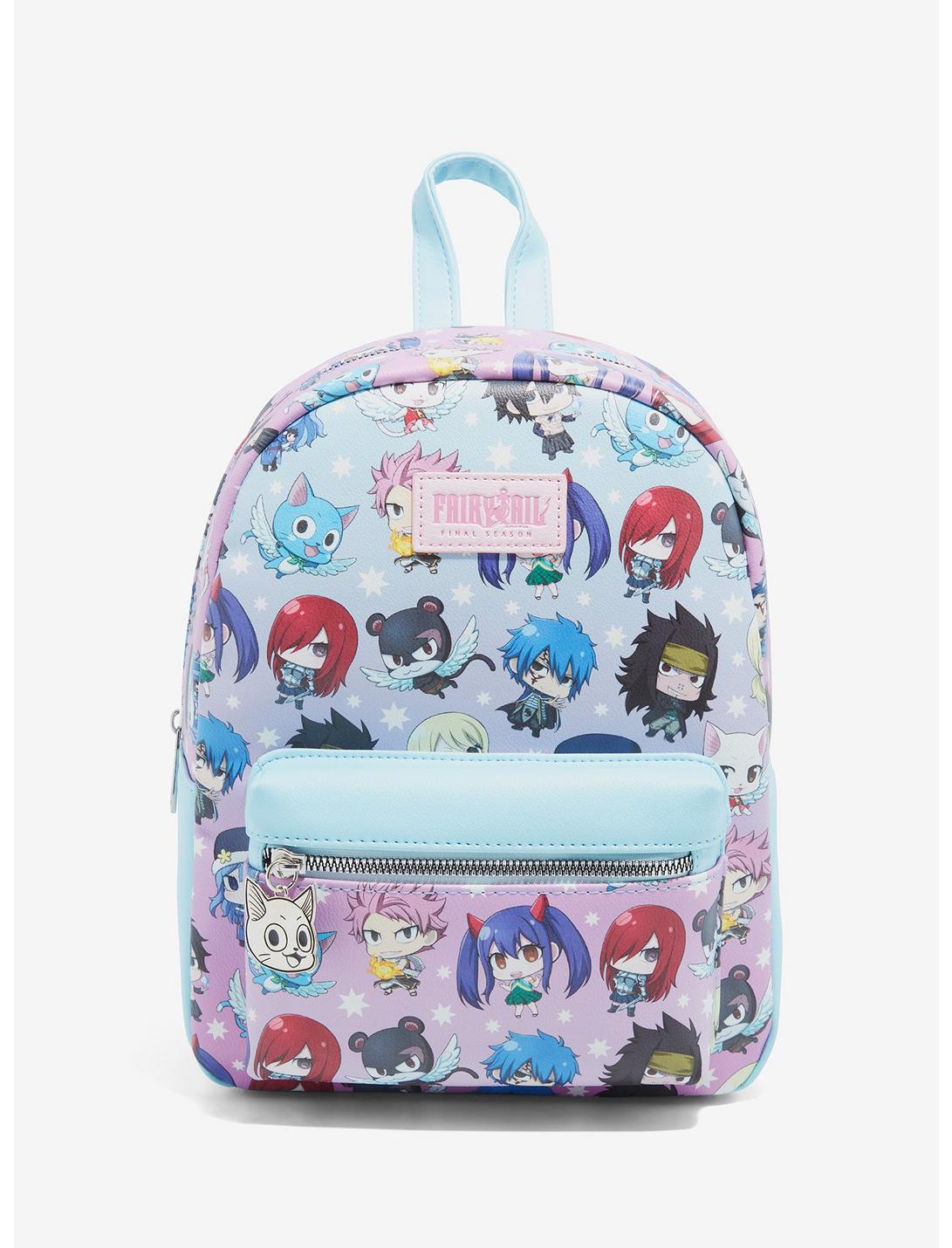 Bioworld FairyTail high quality Chibi AOP Mini Backpack