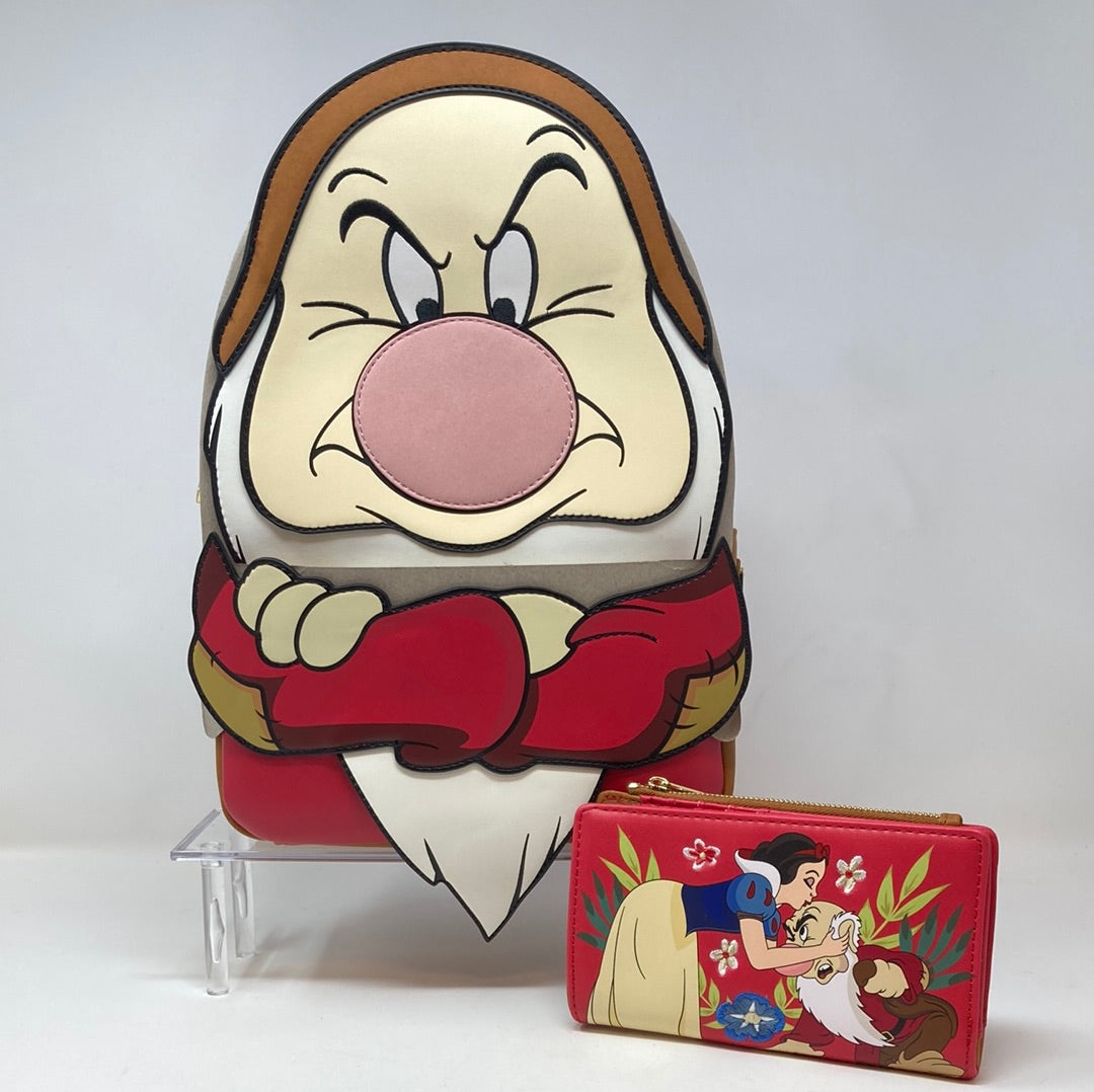 Loungefly Disney shops Snow White Grumpy Cosplay Mini Backpack