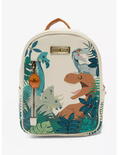 Load image into Gallery viewer, Jurassic Park Mini Backpack Tropical Dinosaurs Bioworld
