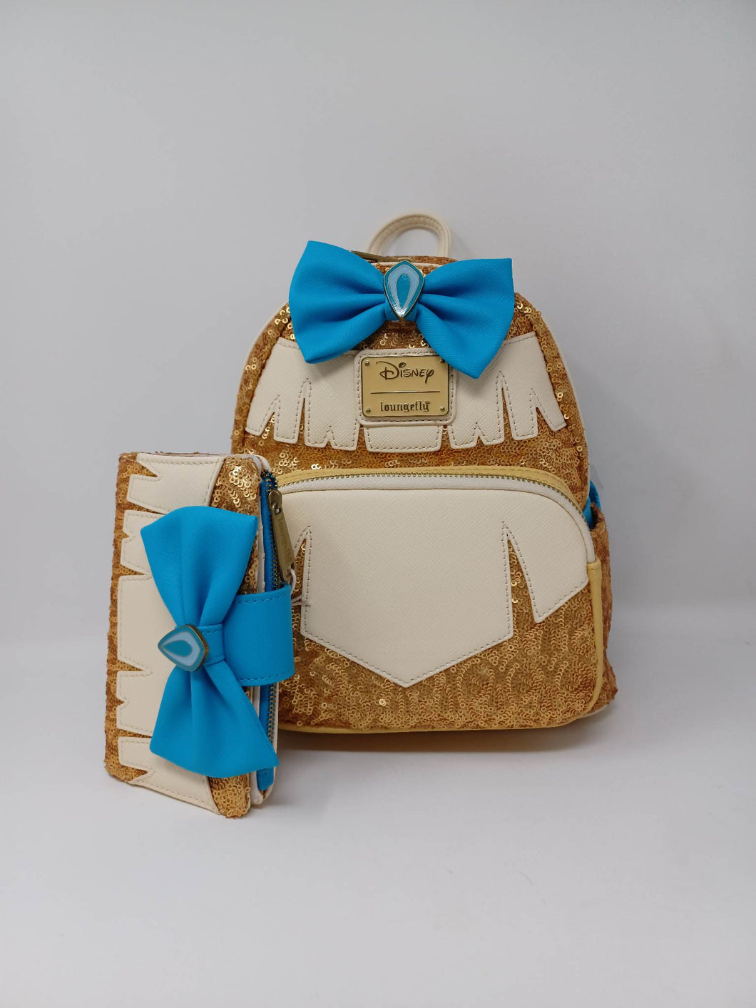 Disney Mini Backpack and Wallet Set Pocahontas Sequin Loungefly