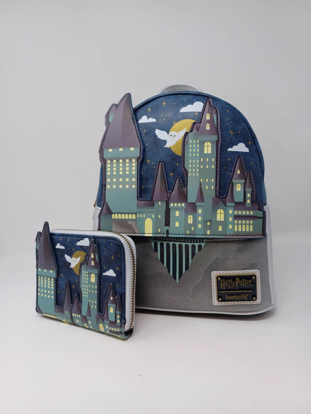 Harry Potter Mini Backpack Wallet Set Hogwarts Castle Loungefly