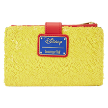 Load image into Gallery viewer, Disney Mini Backpack Wallet Set Snow White Sequin Cosplay Loungefly
