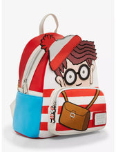 Load image into Gallery viewer, Where&#39;s Waldo Mini Backpack Cosplay Loungefly
