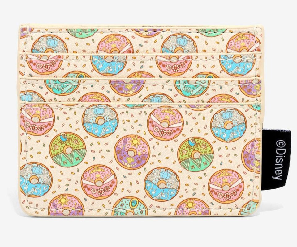 Disney Cardholder Princess Donuts AOP Loungefly