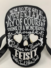 Load image into Gallery viewer, Disney Crossbody Tinker Bell Quote Skull Loungefly As-Is
