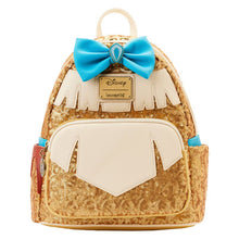 Load image into Gallery viewer, Disney Mini Backpack and Wallet Set Pocahontas Sequin Loungefly
