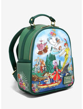 Load image into Gallery viewer, Disney Mini Backpack Peter Pan Cast Painting Loungefly
