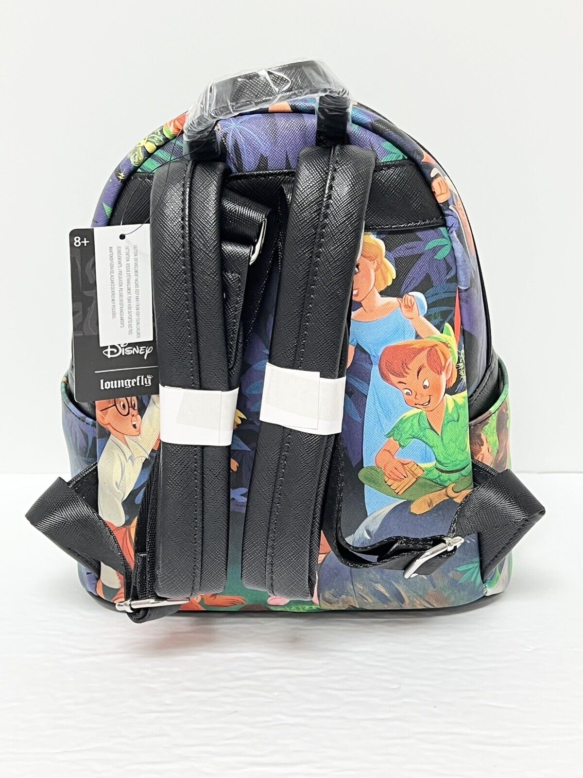 Loungefly Peter Pan Scenes Print Faux Leather Mini shops Backpack