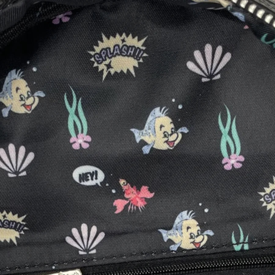 LOUNGEFLY buy DISNEY THE LITTLE MERMAID COMIC AOP MINI BACKPACK