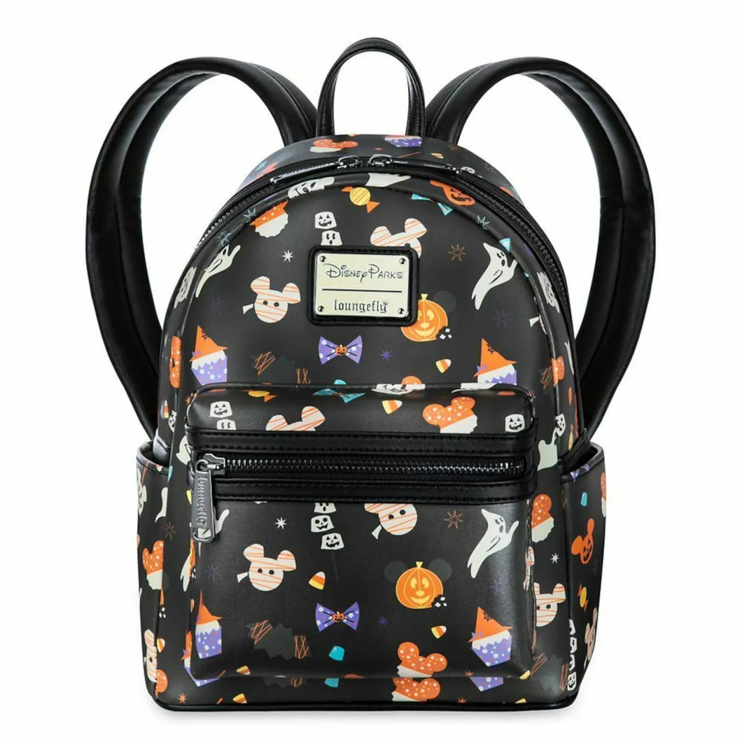 Disney Parks Mini Backpack Mickey Mouse Halloween Treats AOP Loungefly