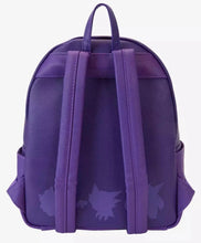 Load image into Gallery viewer, Pokemon Mini Backpack Ghastly Evolutions Triple Pocket Loungefly
