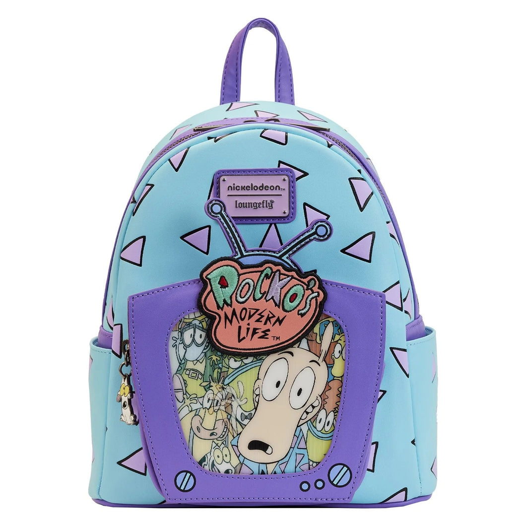 Rocko's Modern Life Mini Backpack Lenticular TV Loungefly