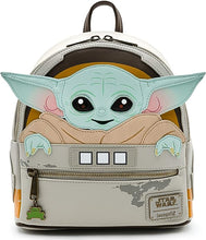 Load image into Gallery viewer, Star Wars Mini Backpack Baby Yoda Loungefly
