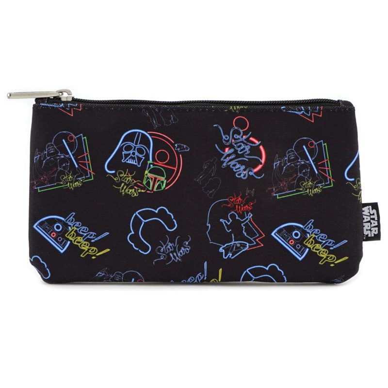 Star Wars Zipper Pouch Neon Nylon AOP Loungefly