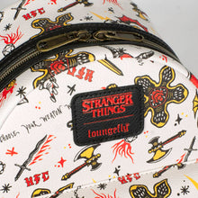 Load image into Gallery viewer, Stranger Things Mini Backpack Hellfire AOP Loungefly
