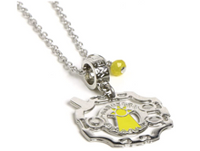 Load image into Gallery viewer, Digimon Adventure Necklace Digivice Takeru Takaishi &amp; Patamon Anahita Stones
