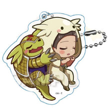 Load image into Gallery viewer, Digimon Adventure Zero Two Blind Box Acrylic Keychain Sleeping Kigurumi Gyao Colle Y-Line
