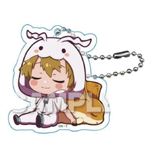 Load image into Gallery viewer, Digimon Adventure Zero Two Blind Box Acrylic Keychain Sleeping Kigurumi Gyao Colle Y-Line
