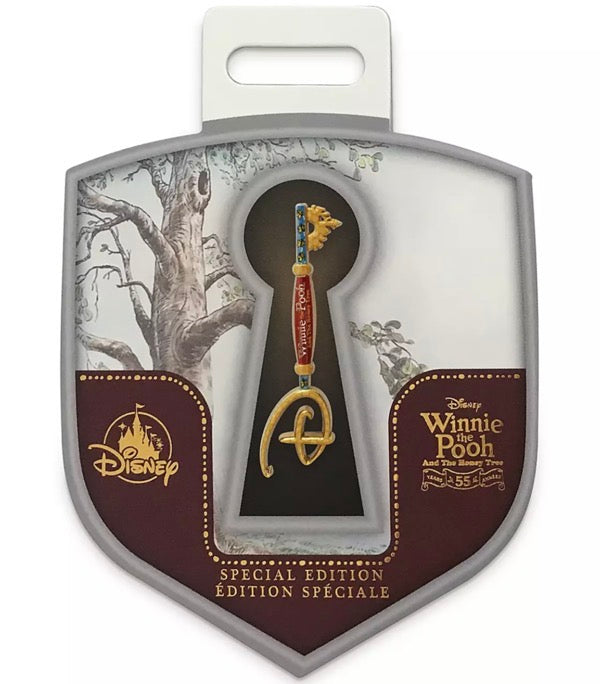 Disney Key Pin Winnie the Pooh and the Honey Tree 55th Anniversary Disney Parks