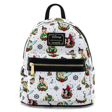 Load image into Gallery viewer, Disney Mini Backpack Peter Pan Flash Tattoo AOP Loungefly
