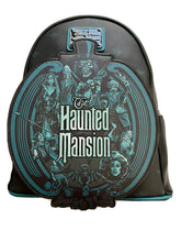 Load image into Gallery viewer, Disney Parks Mini Backpack The Haunted Mansion Glow-In-The-Dark Loungefly
