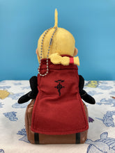 Load image into Gallery viewer, Fullmetal Alchemist Sitting Plush Keychain Edward Elric Square Enix
