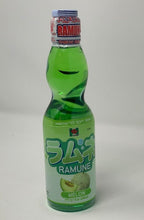 Load image into Gallery viewer, HANA Ramune Soda Melon 6.7oz New Japan Food Corp.
