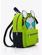 Load image into Gallery viewer, Invader Zim Mini Backpack Gir Dog &amp; Robot Form Bioworld
