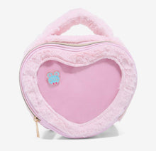 Load image into Gallery viewer, Ita Mini Backpack Pink Fuzzy Heart Bioworld
