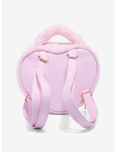 Load image into Gallery viewer, Ita Mini Backpack Pink Fuzzy Heart Bioworld
