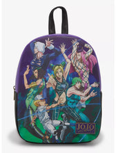 Load image into Gallery viewer, Jojo&#39;s Bizarre Adventure Mini Backpack Stone Ocean Group Bioworld
