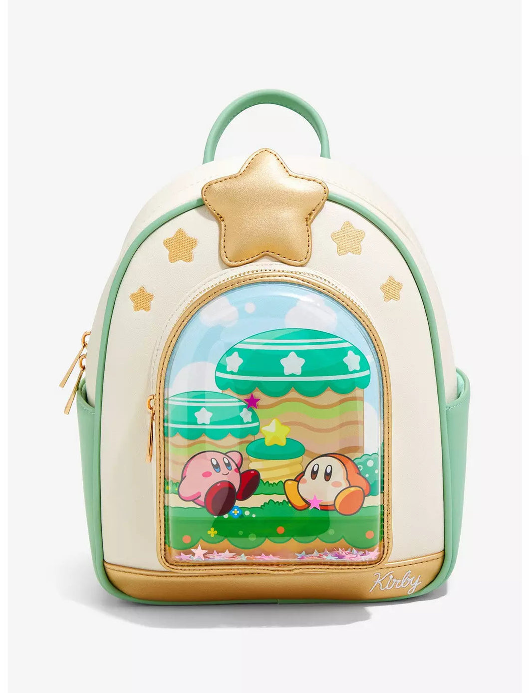 Kirby Mini Backpack Kirby and Waddle Dee Star Confetti Bioworld