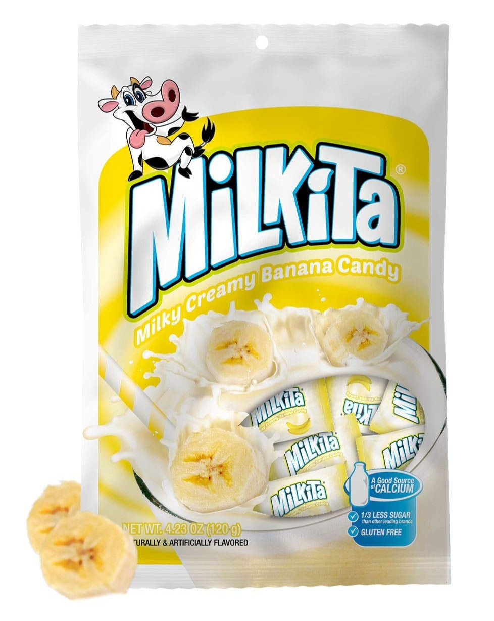 Milkita Milky Creamy Banana Candy 4.2oz