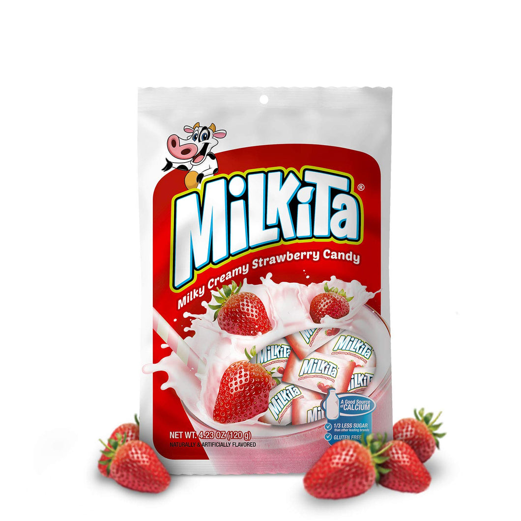 Milkita Milky Creamy Strawberry Candy 4.2oz