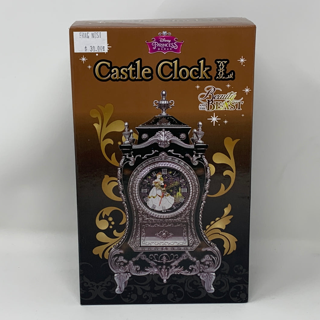 Disney Table Clock Beauty and the Beast Belle Castle Clock L Time Concepts [Damaged Packaging]