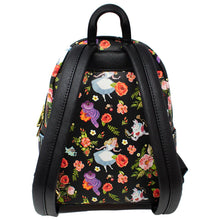 Load image into Gallery viewer, Disney Mini Backpack Alice in Wonderland Floral AOP Loungefly
