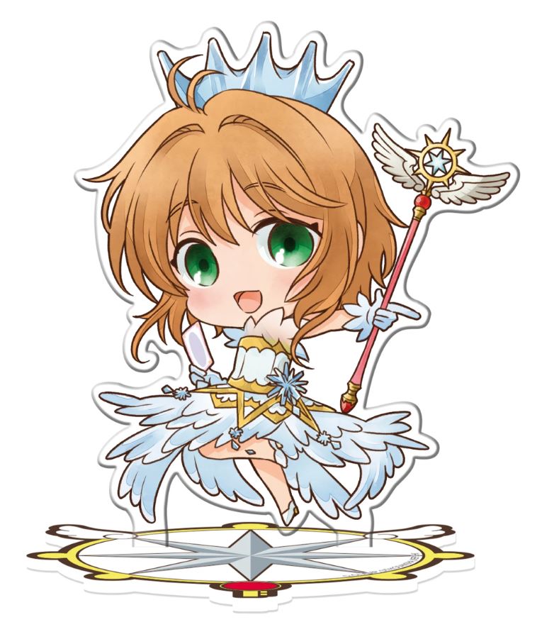 Cardcaptor Sakura Acrylic Stand Crystal Feather Dress Acryl