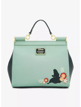 Load image into Gallery viewer, Disney Handbag Alice in Wonderland Floral Silhouette Loungefly

