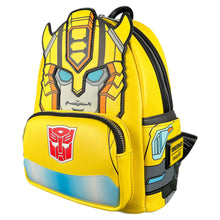 Load image into Gallery viewer, Transformers Mini Backpack Bumble Bee GITD Loungefly
