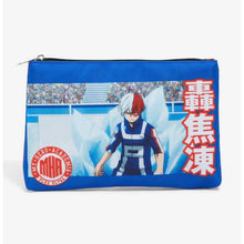 Load image into Gallery viewer, My Hero Academia Zipper Pouch Todoroki Hot and Cold Plus Ultra Bioworld
