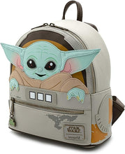 Load image into Gallery viewer, Star Wars Mini Backpack Baby Yoda Loungefly
