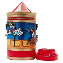 Load image into Gallery viewer, Disney Brave Little Tailor Crossbody Mickey and Minnie Mouse Carousel Lougefly
