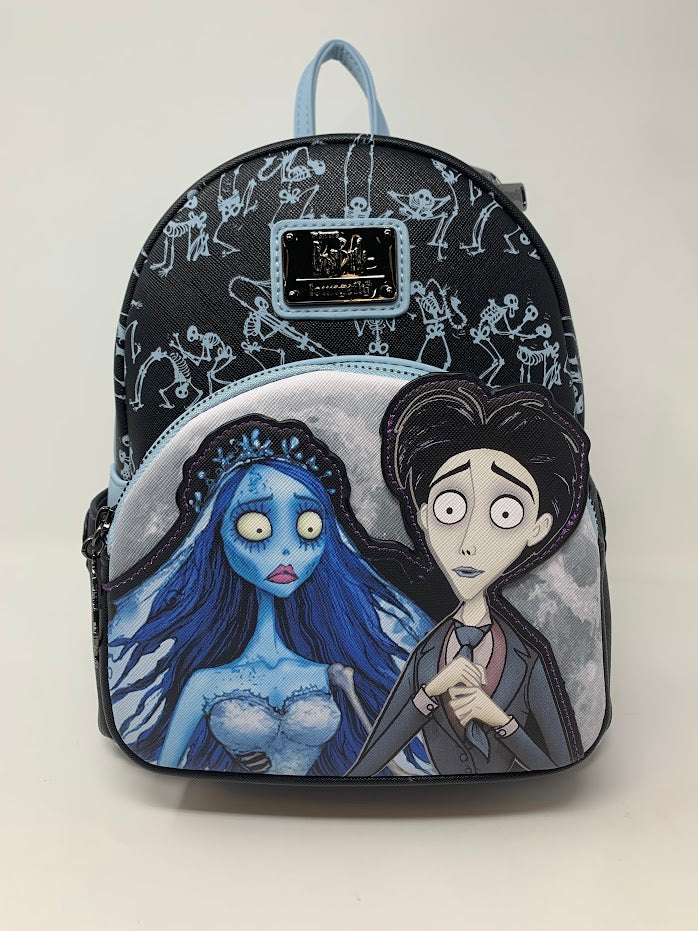 Corpse Bride Mini Backpack Emily and Victor Valentine GITD Loungefly